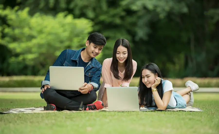 students sitting and studying students sitting and studying