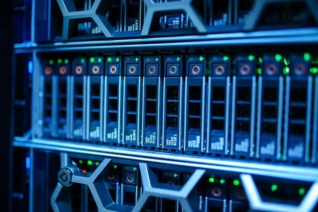 server rooms used by website hosts