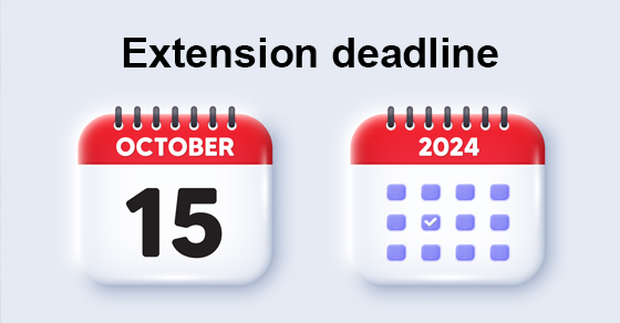 October 15 deadline